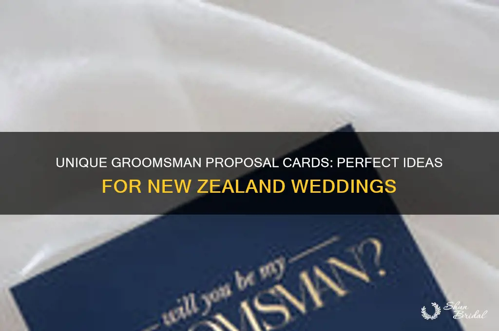 will you be my groomsman card nz