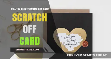 Creative Groomsman Proposal: Scratch Off Card Ideas for Your Wedding Party