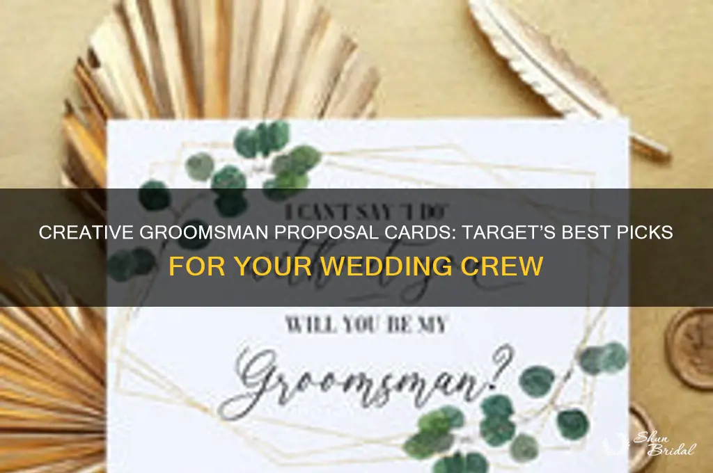will you be my groomsman card target