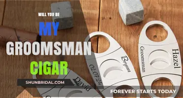 Will You Be My Groomsman? A Cigar Proposal Idea