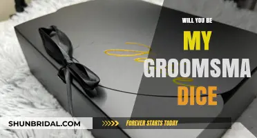 Unique Groomsman Proposal: Roll the Dice to Join My Wedding Party