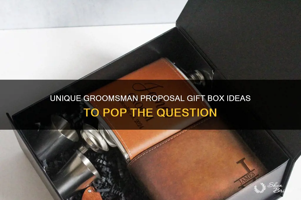 will you be my groomsman gift box
