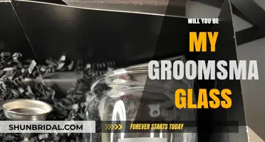 Elegant Will You Be My Groomsman Glass Proposal Ideas