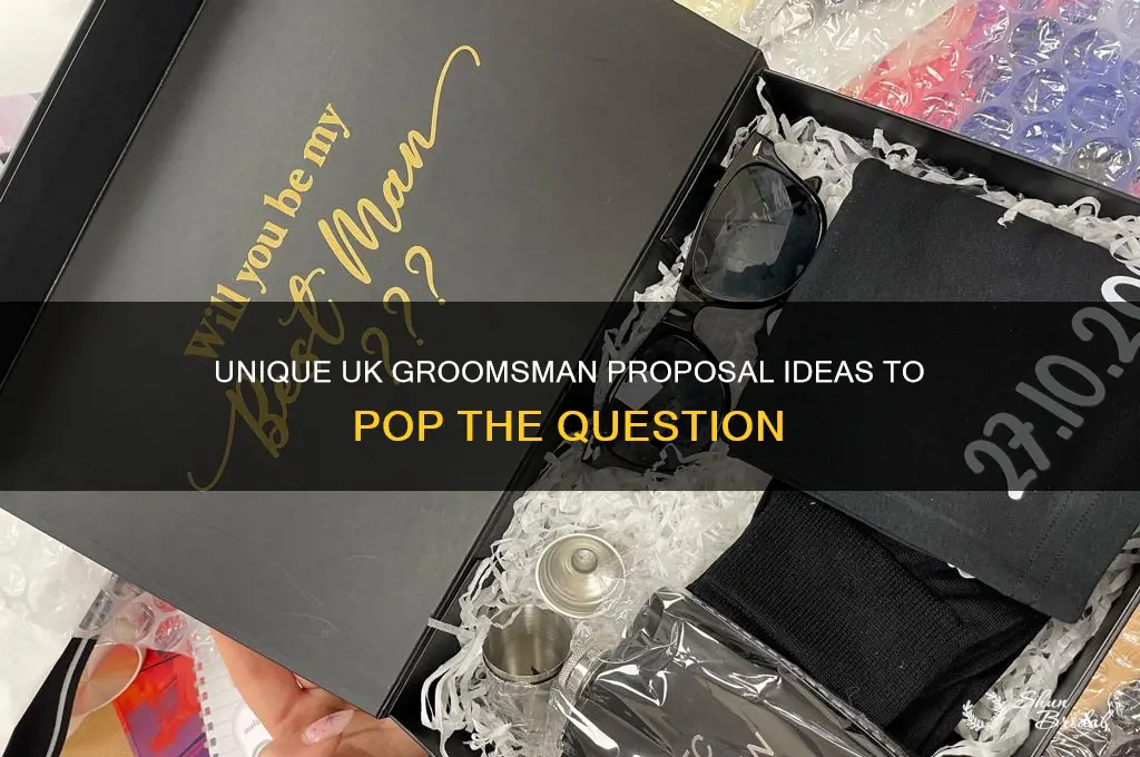 will you be my groomsman ideas uk
