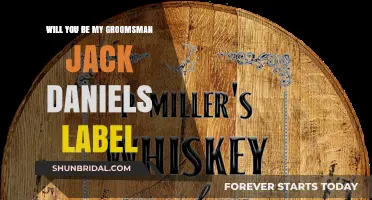 Creative Groomsman Proposal: Jack Daniels Label for Jack's Big Day