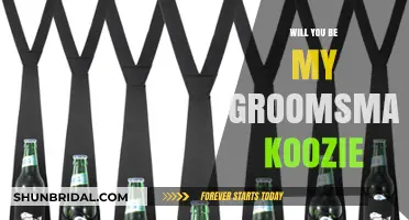 Unique Groomsman Proposal: Will You Be My Groomsman Koozie?