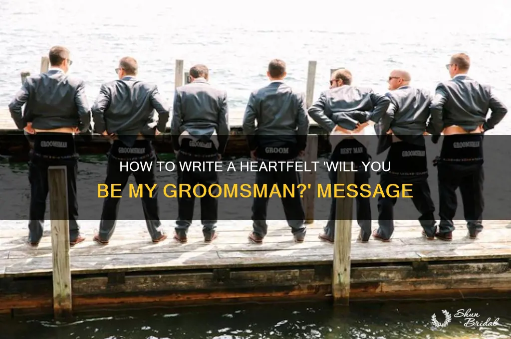 will you be my groomsman message