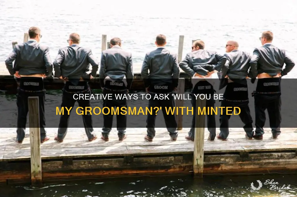 will you be my groomsman minted
