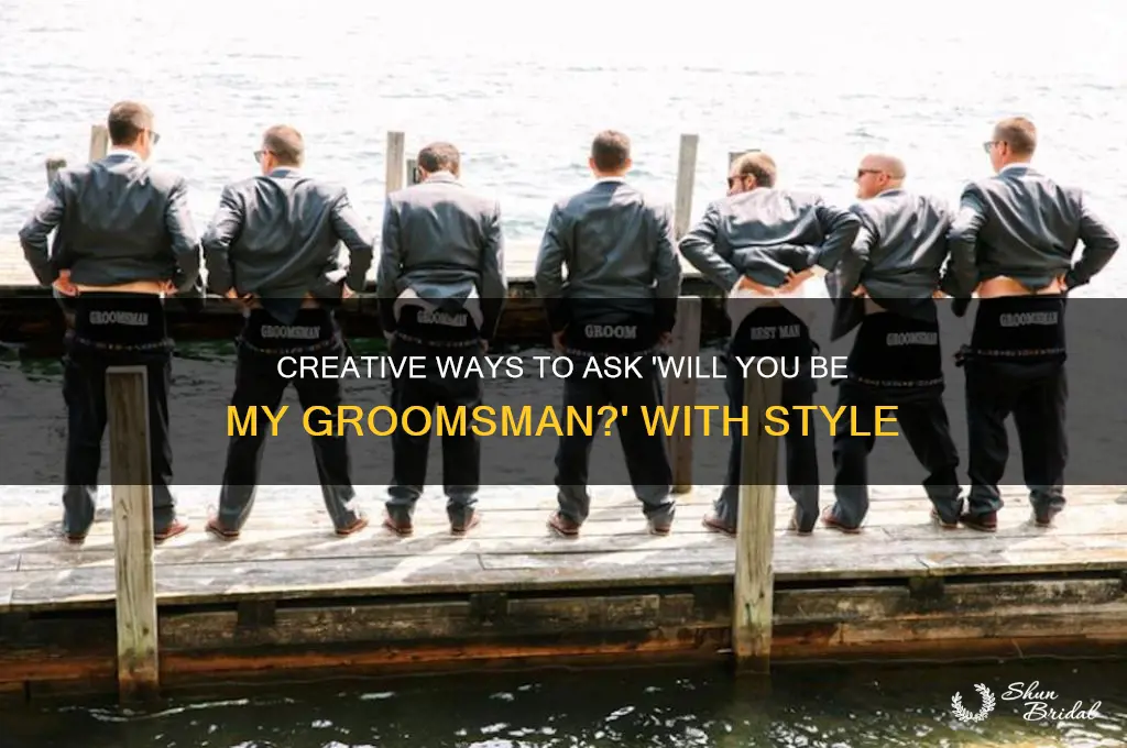 will you be my groomsman nips