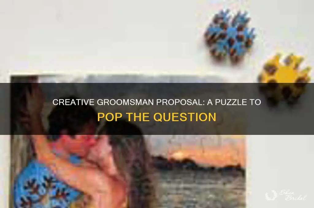 will you be my groomsman puzzle