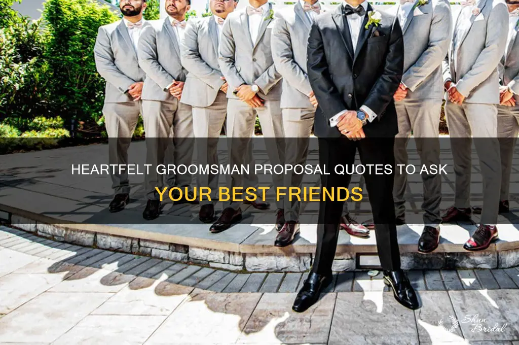 will you be my groomsman quotes