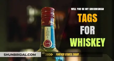 Whiskey-Themed Groomsman Proposal Tags: A Unique Way to Pop the Question