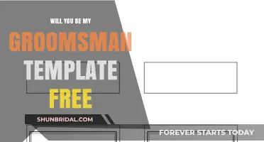 Free Groomsman Proposal Template: How to Ask 'Will You Be My Groomsman?