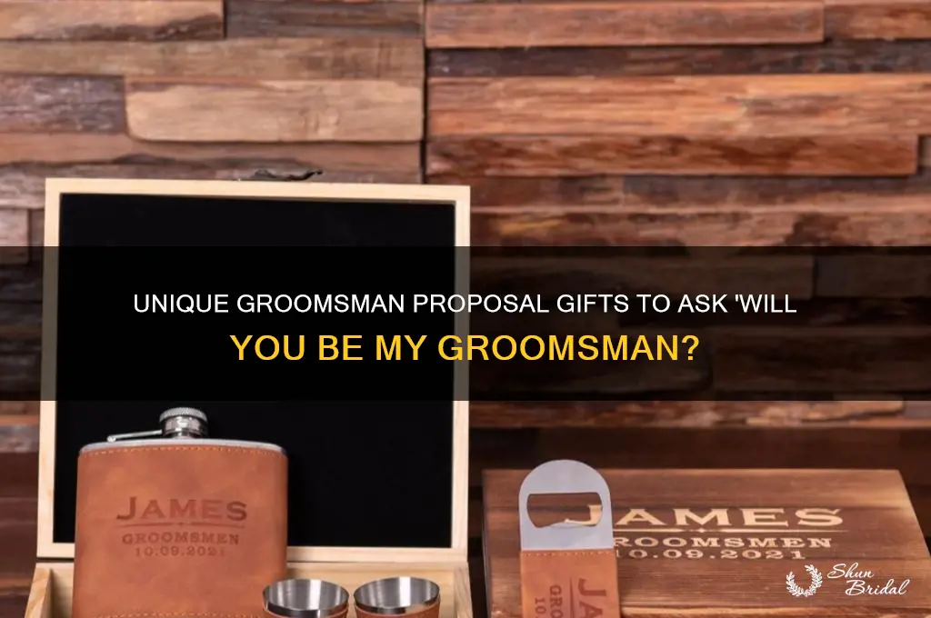 will you be my groomsman wedding gifts
