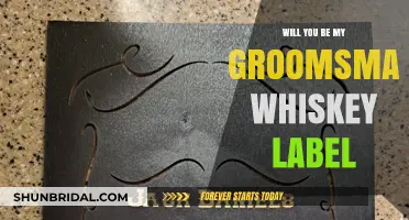Whiskey-Infused Proposal: Creative Groomsman Ask with Custom Labels
