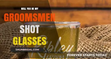 Unique Groomsmen Proposal Ideas: Shot Glasses for Your Wedding Party