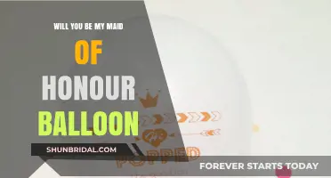 Creative Ways to Pop the Question: Maid of Honour Balloon Ideas