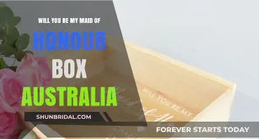 Elegant Maid of Honour Proposal Box Ideas for Australian Bridesmaids