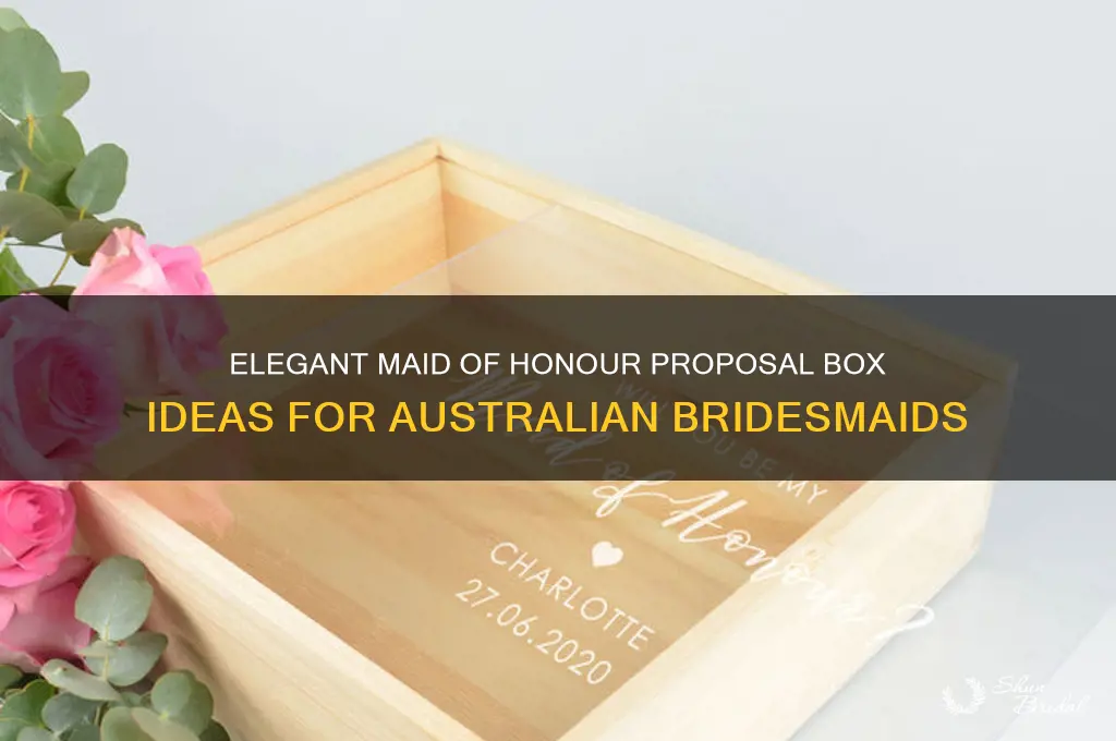 will you be my maid of honour box australia