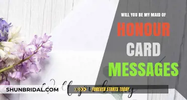 Heartfelt Maid of Honor Proposal Card Messages to Cherish Forever