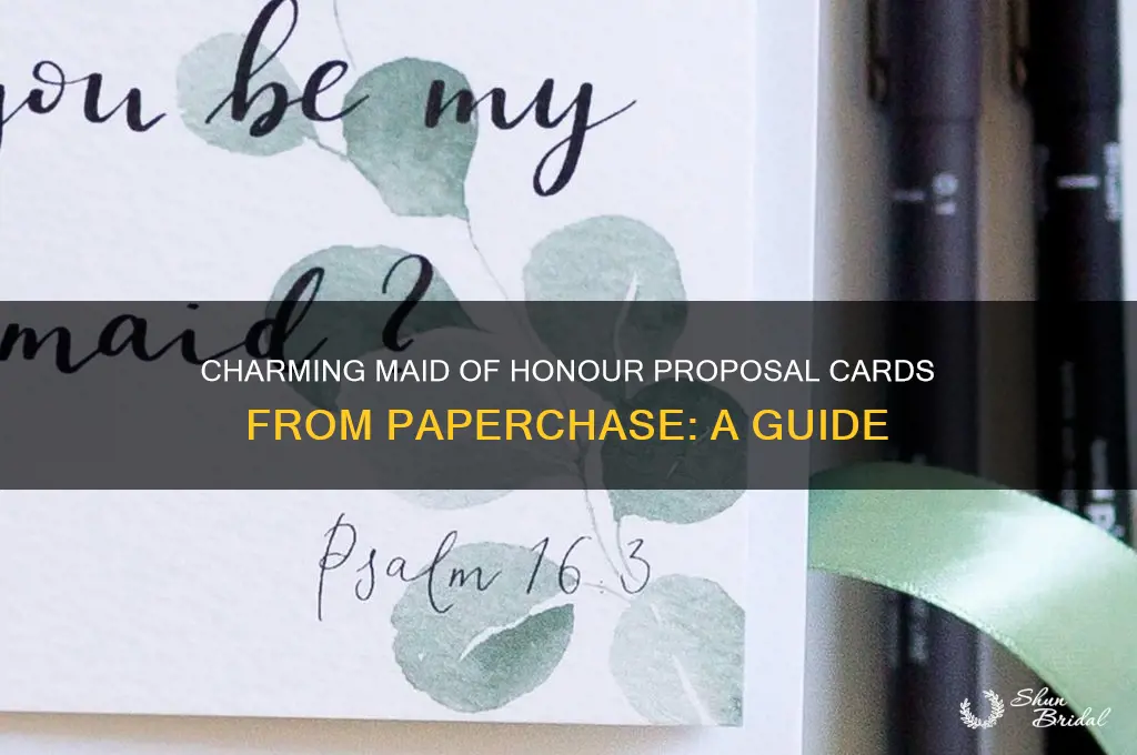 will you be my maid of honour card paperchase