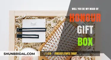 Thoughtful Maid of Honour Proposal: Gift Box Ideas to Say 'Will You?