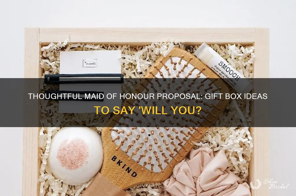 will you be my maid of honour gift box