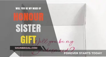 Will You Be My Maid of Honour? Sister Proposal Gift Ideas