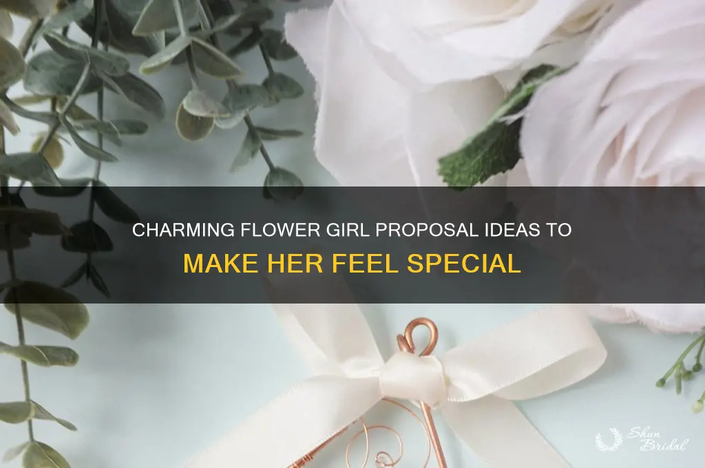 will you be our flower girl ideas