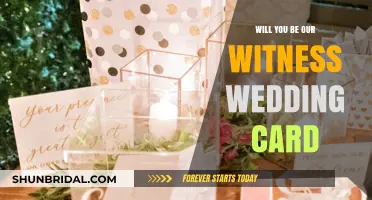 Will You Be Our Witness? Unique Wedding Card Ideas & Inspiration