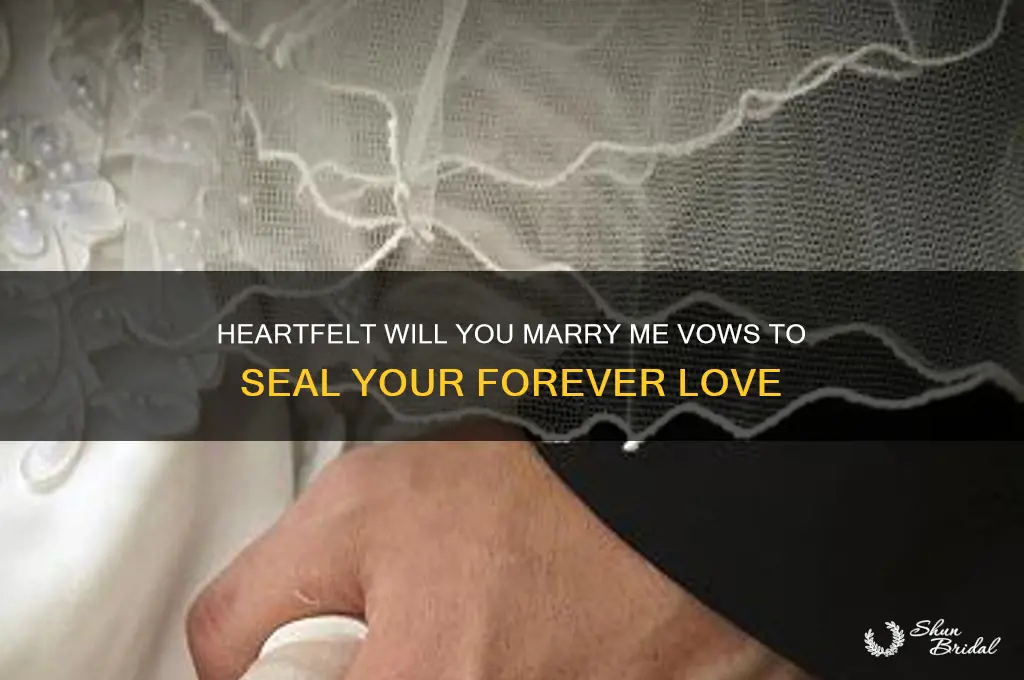 will you marry me vows