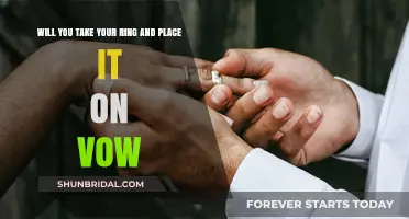 The Symbolic Act of Placing Your Ring During Wedding Vows