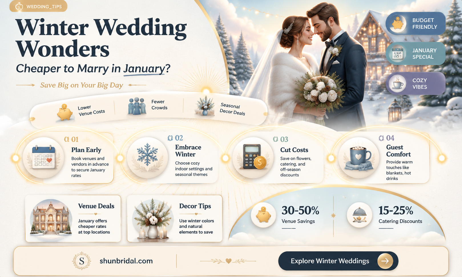 are january weddings cheaper