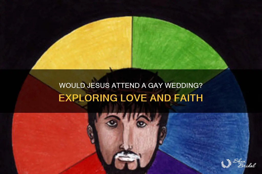 would jesus go to a gay wedding