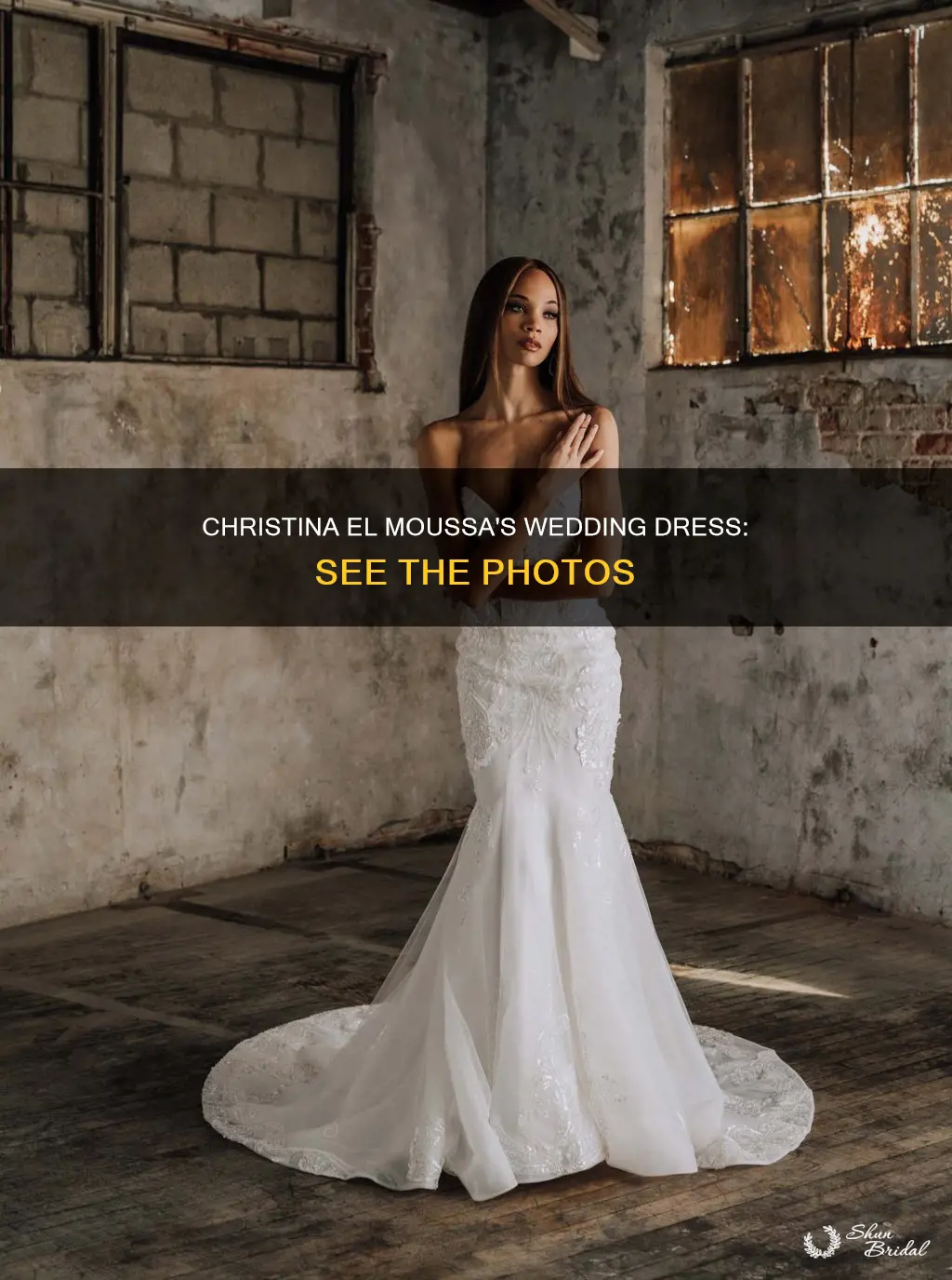 would like to see christina el moussa amsteads wedding dress