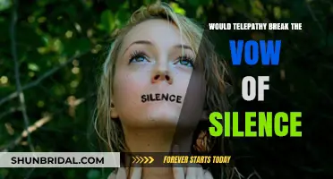 Telepathy and Silence: Does Mind-Reading Break the Vow of Quiet?