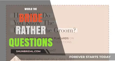 Fun Wedding Game: Would the Bride Rather Questions
