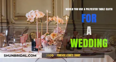 Polyester Tablecloths: A Wedding Don't or Do?