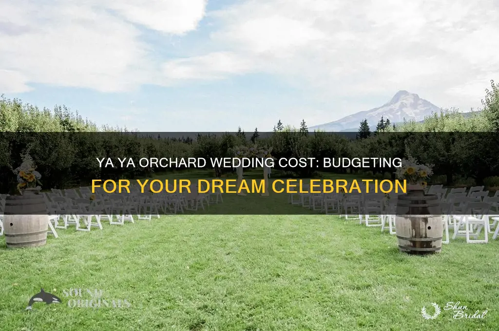 ya ya orchard wedding cost